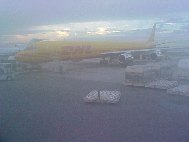 DHL DC-8-73F Getting ready for a charter to Germany