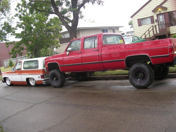 1990 Chev V3500 with 6&quot; lift, 35&quot; tires