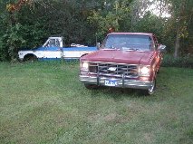 pictures of my 78 chevy big 10 that i bought on my 14th birthday from my fr