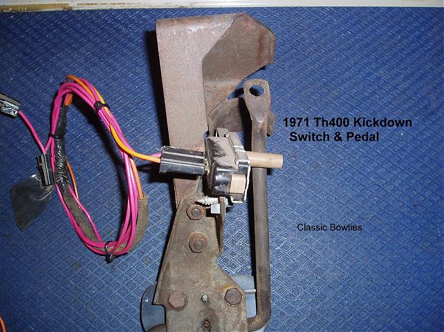 Th400 Elec Kickdown Switch On Pedal The 1947 Present Chevrolet Gmc Truck Me...