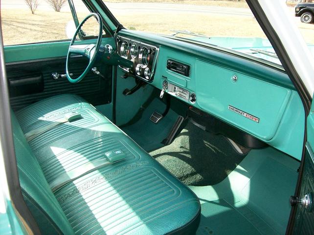 The Non Repro Green Interior The 1947 Present Chevrolet