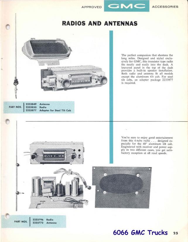 chevrolet - Description et spécifications Chevrolet GMC 1960-1966 Attachment