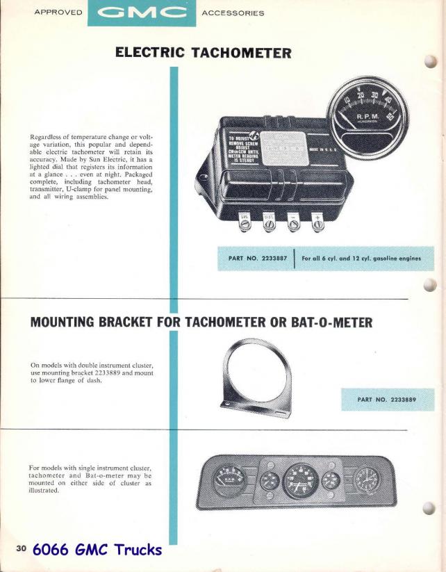 Description et spécifications Chevrolet GMC 1960-1966 Attachment