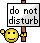 do not disturb