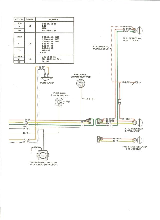62 C10 Tail Light Wiring Help Please, 1995 Chevy Truck Brake Light Wiring Diagram