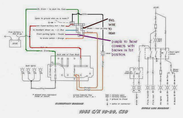 1960 Chevy Truck Turn Signal Wiring Diagram from 67-72chevytrucks.com