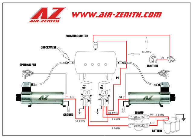 Air Ride Causing Battery Drain The, Viair 444c Wiring Diagram