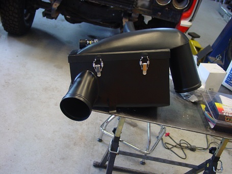 Name:  Air filter housing complete on the bench.jpg
Views: 1008
Size:  61.4 KB