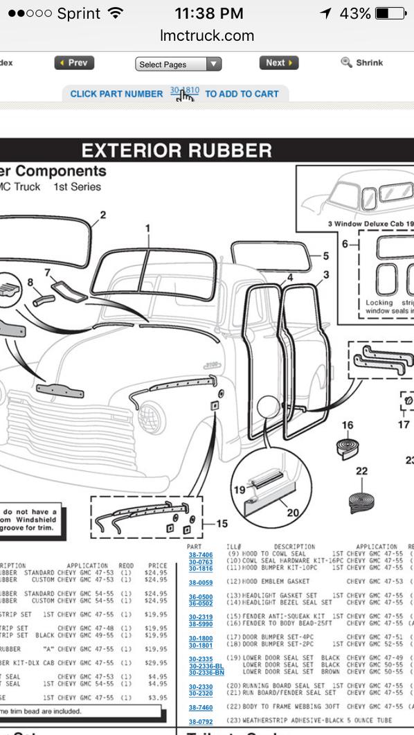 Car & Truck Body Part Diagrams