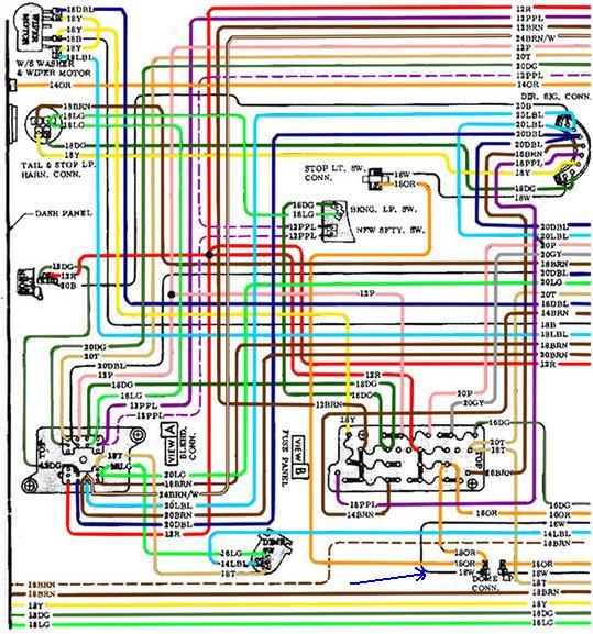 1972 Chevy Truck Ignition Switch Wiring Diagram from 67-72chevytrucks.com