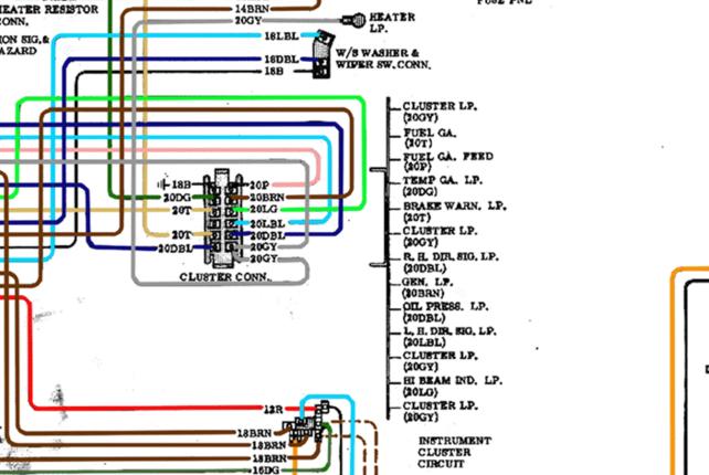 1972 chevy c10 dash cluster wiring diagram  filter wiring